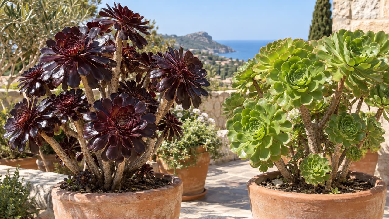 Aeoniums : culture, entretien et multiplication de ces succulentes spectaculaires