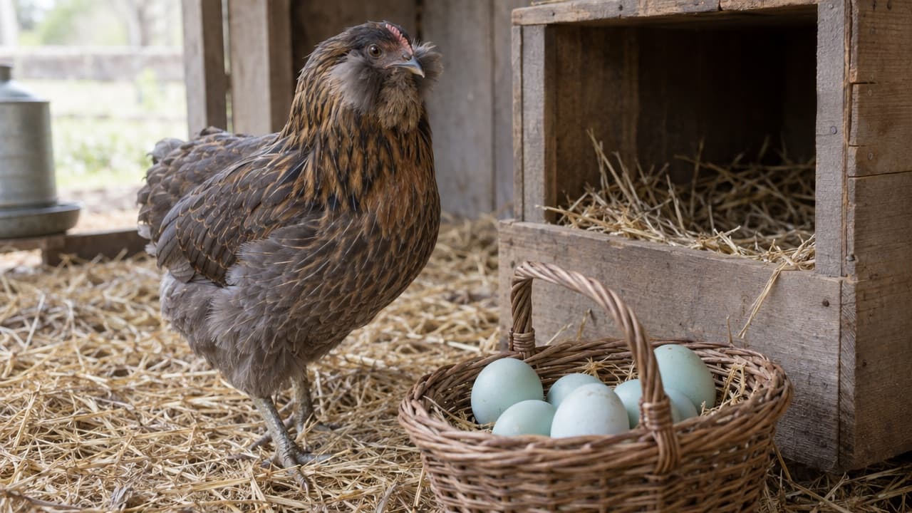 Poule Araucana : caractéristiques, œufs bleus et élevage