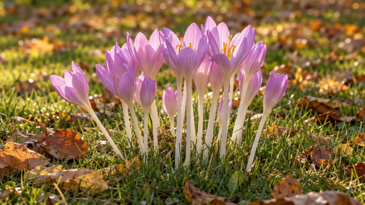 Colchique : plantation, floraison d'automne et toxicité