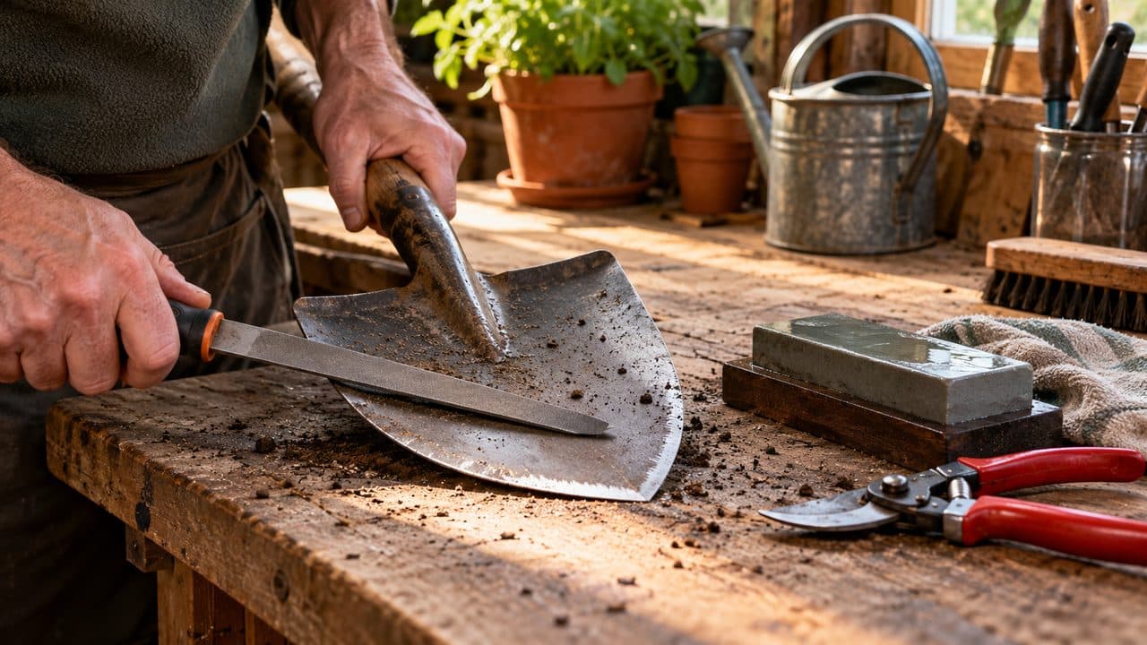 Comment bien affûter ses outils de jardin : les bases
