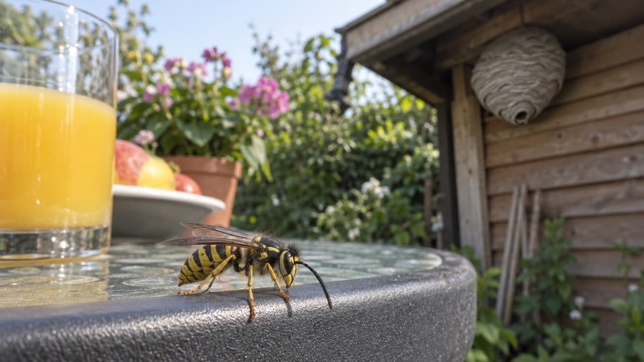 Guêpes au jardin : éloigner, détruire un nid et se protéger