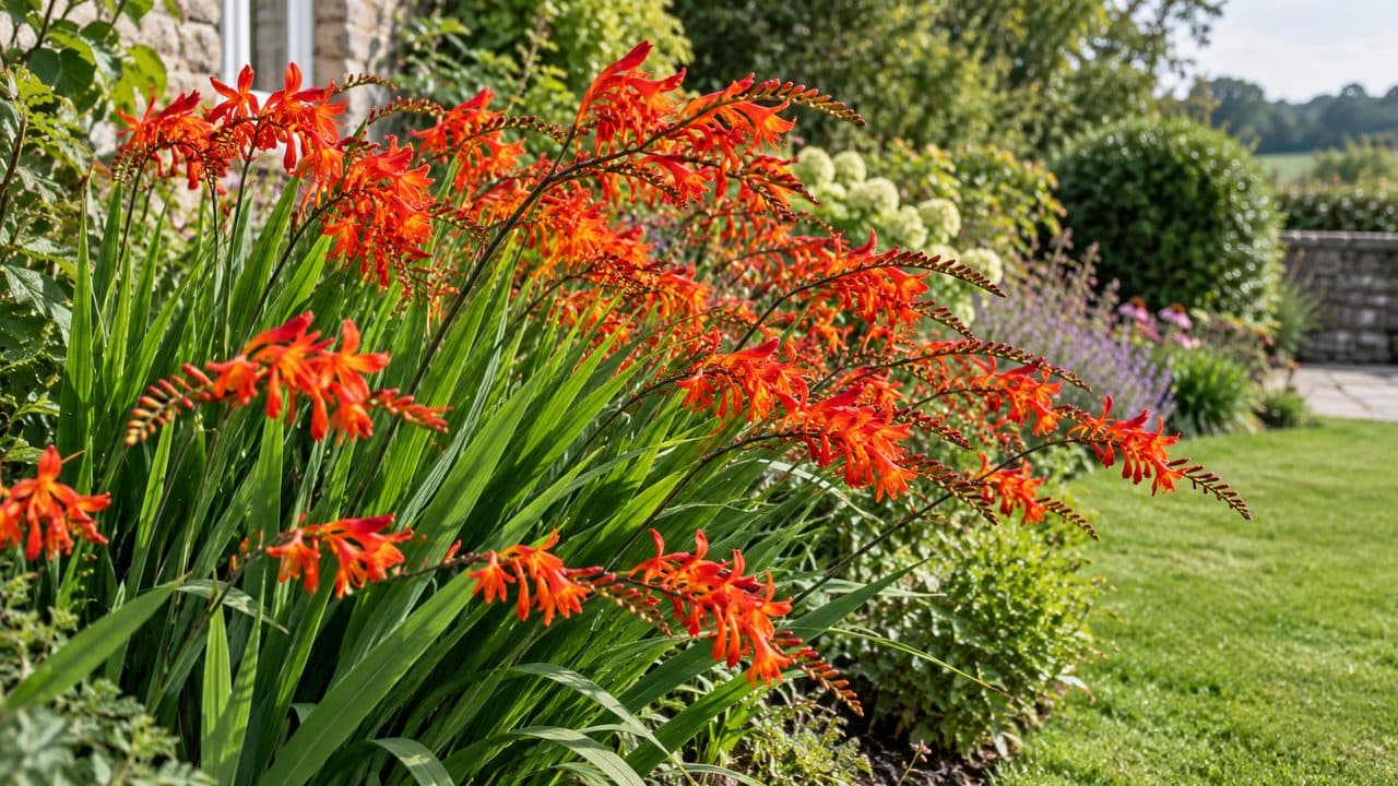 Montbretia Crocosmia : du bulbe à la floraison