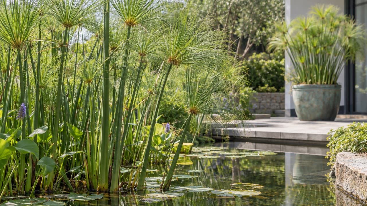 Papyrus plante : culture en pot, en bassin et en intérieur