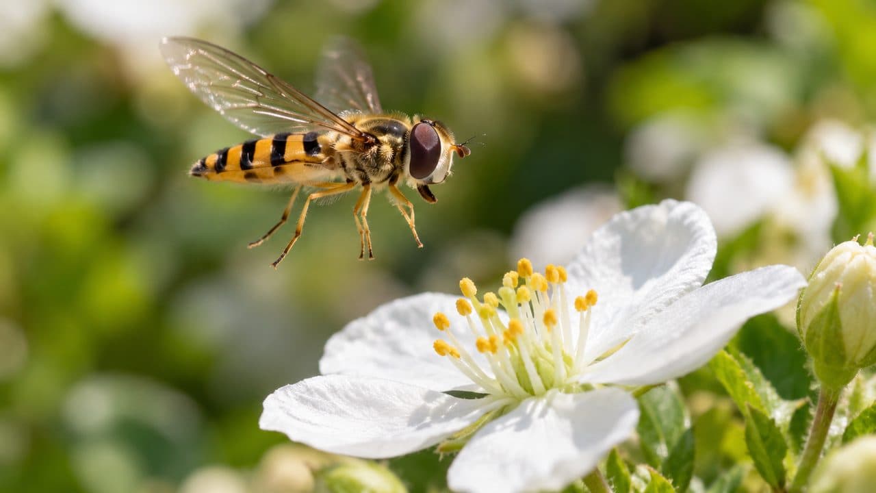 Syrphe : identification, cycle de vie et comment l'attirer au jardin