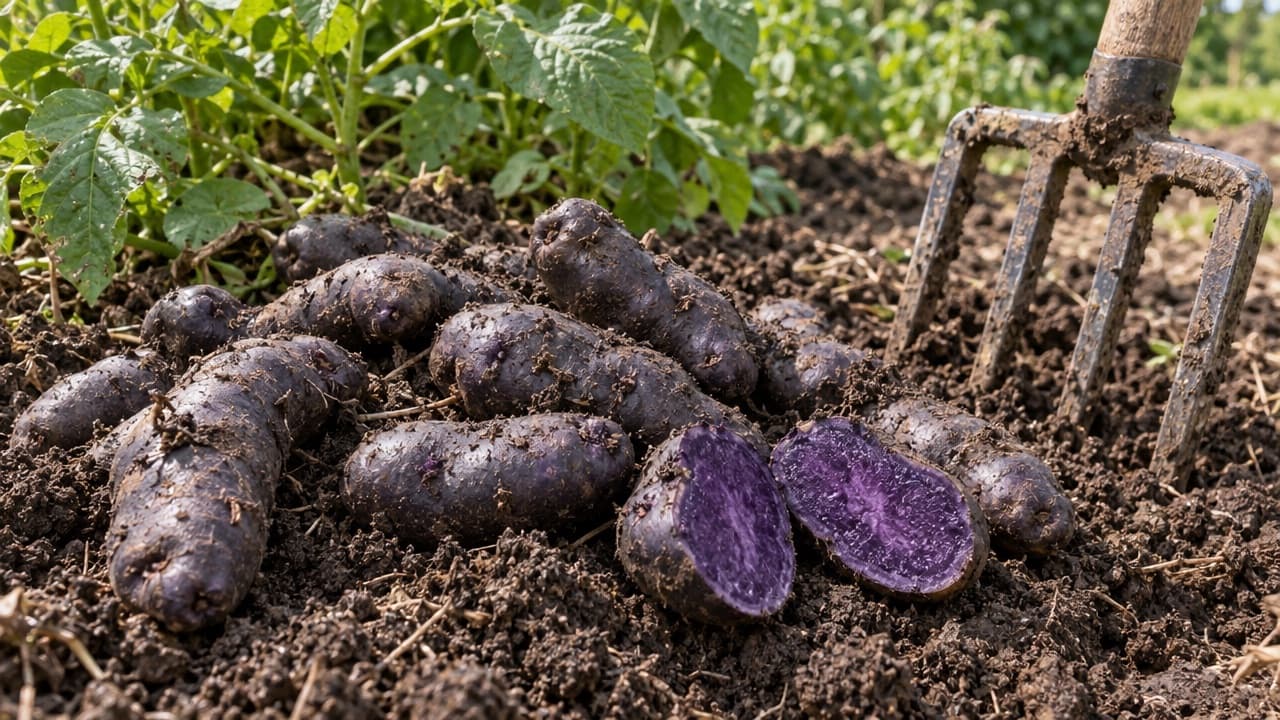 Vitelotte : tout savoir sur cette pomme de terre violette