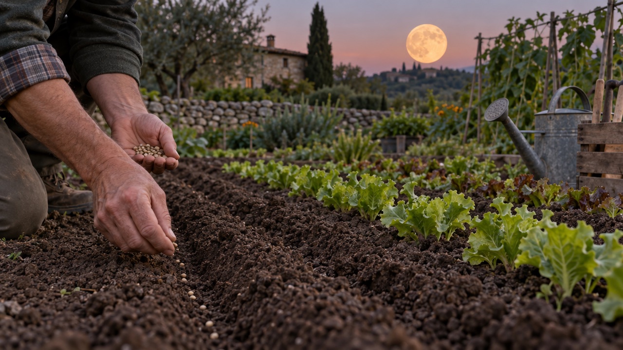 Calendrier lunaire du jardin : semer et planter avec la lune