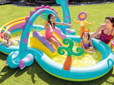 Chateau gonflable intex